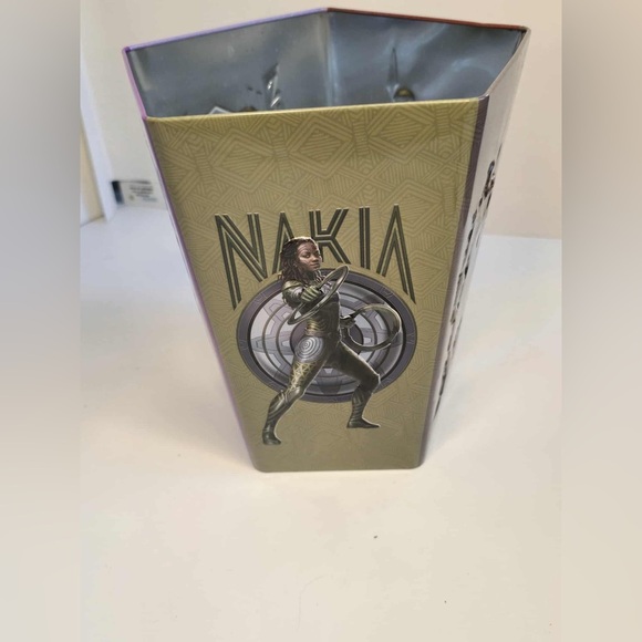 Black Panther Wakanda Forever Marvel Studios Movie Popcorn Tin Cineplex Bucket - Picture 2 of 6